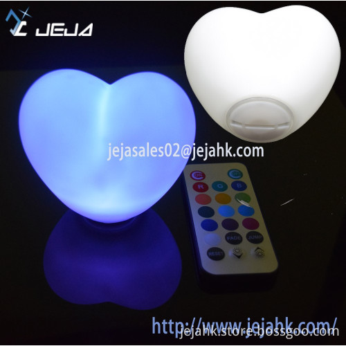 Remote Control RGB Love Heart For Valentine's Day Decoration